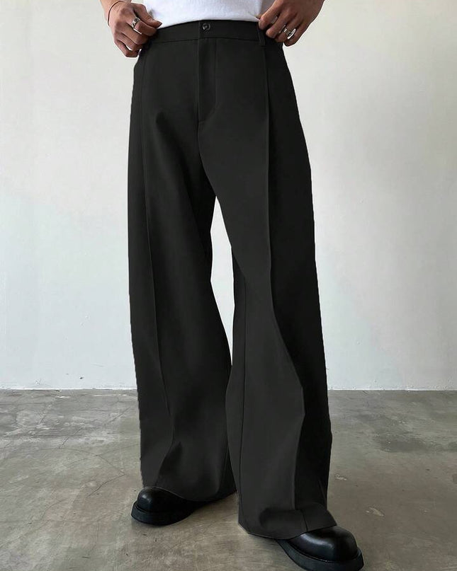 Black Korean Trouser For Men's