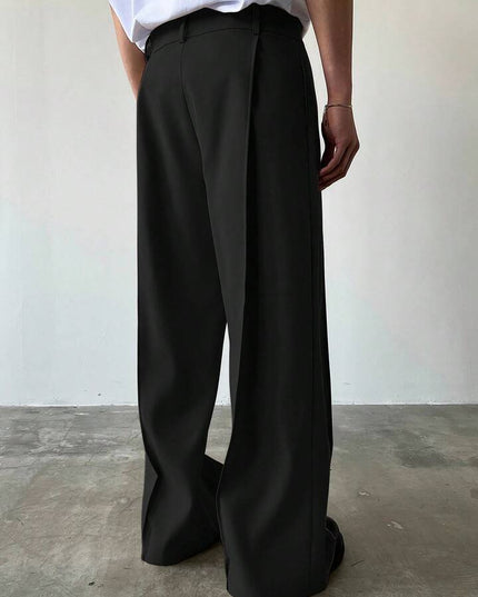 Black Korean Trouser For Men's