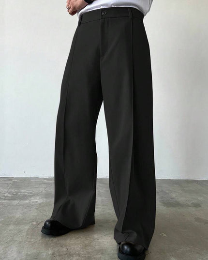 Black Korean Trouser For Men's