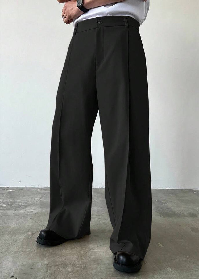 Black Korean Trouser For Men's