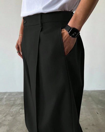 Black Korean Trouser For Men's