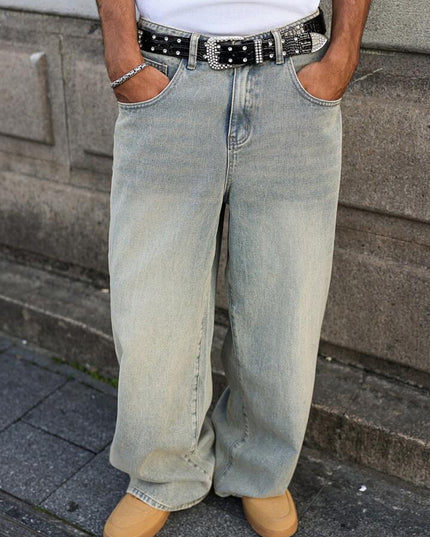 Classic 90s Sea Green Baggy Fit Jeans