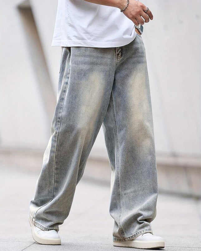 Urban Mist Washed Baggy Fir Jeans