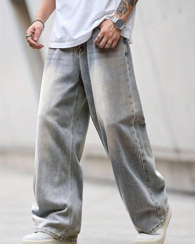 Urban Mist Washed Baggy Fir Jeans