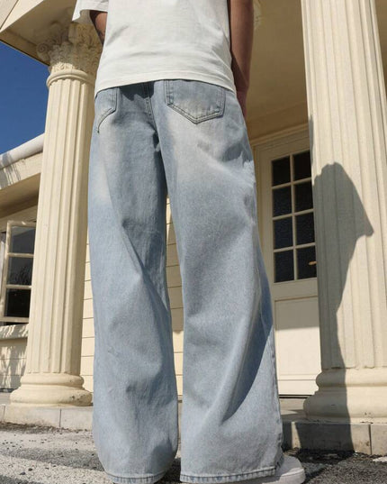 Pale Blue Baggy Fit Jeans