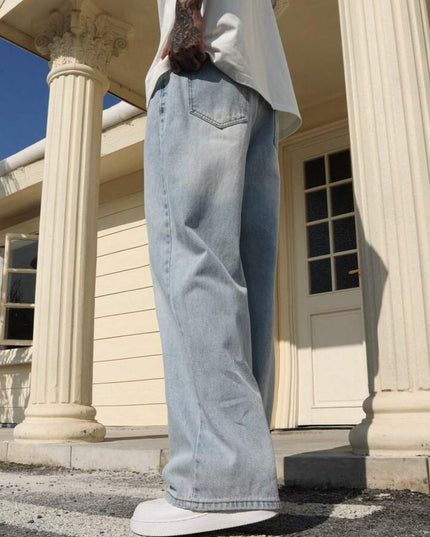 Pale Blue Baggy Fit Jeans