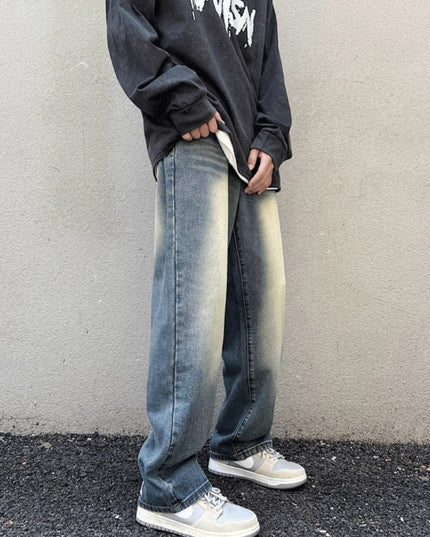 Storm Fade Blue Baggy Fit Jeans