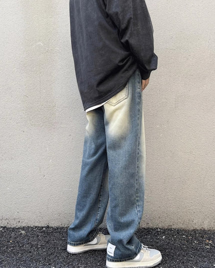 Storm Fade Blue Baggy Fit Jeans