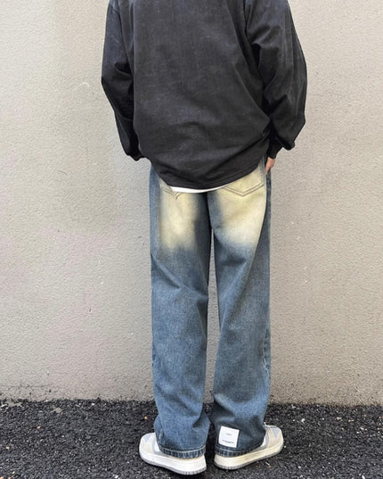 Storm Fade Blue Baggy Fit Jeans